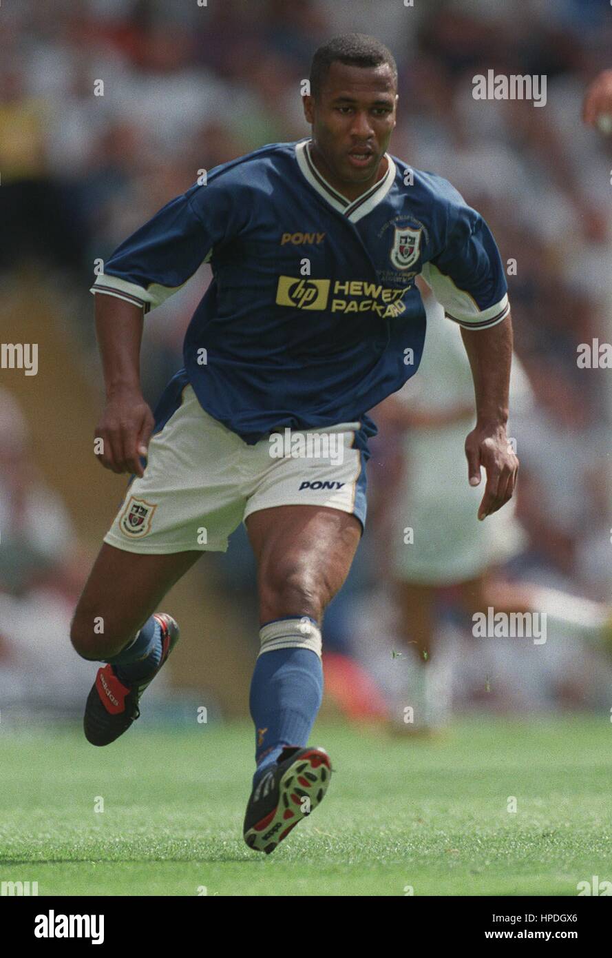 LES FERDINAND TOTTENHAM HOTSPUR FC 5. August 1997 Stockfoto