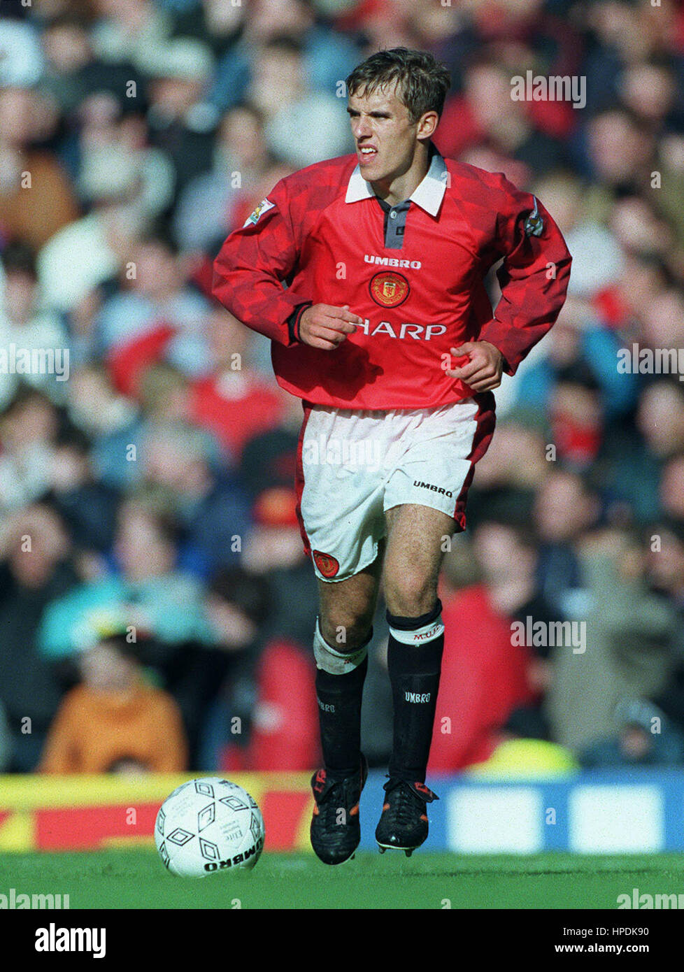 PHILIP NEVILLE MANCHESTER UNITED FC 15. September 1997 Stockfoto