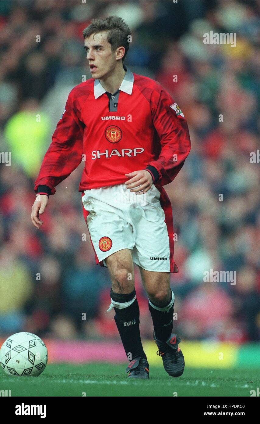 PHILIP NEVILLE MANCHESTER UNITED FC 17. September 1997 Stockfoto