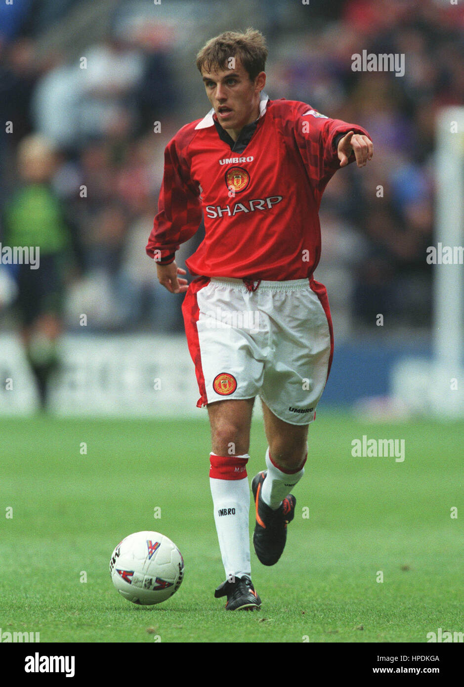 PHILIP NEVILLE MANCHESTER UNITED FC 24. September 1997 Stockfoto