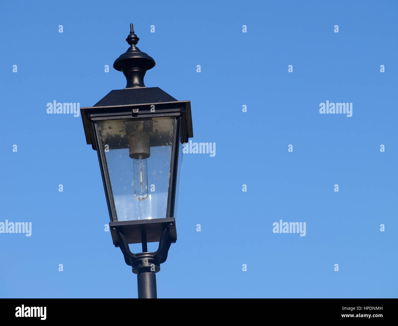 Retro-Straßenlaterne Stockfoto