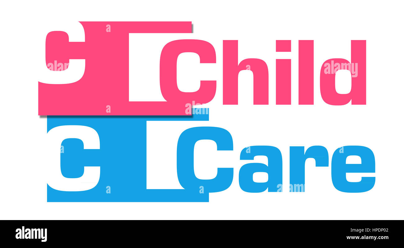 Baby-/Kinderbetreuung Pink blaue abstrakte Streifen Stockfoto