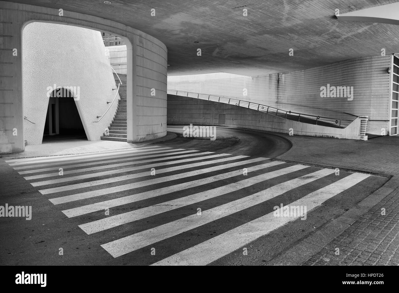 Museu de Les Ciències Príncipe Felipe in Valencia, Spanien Stockfoto