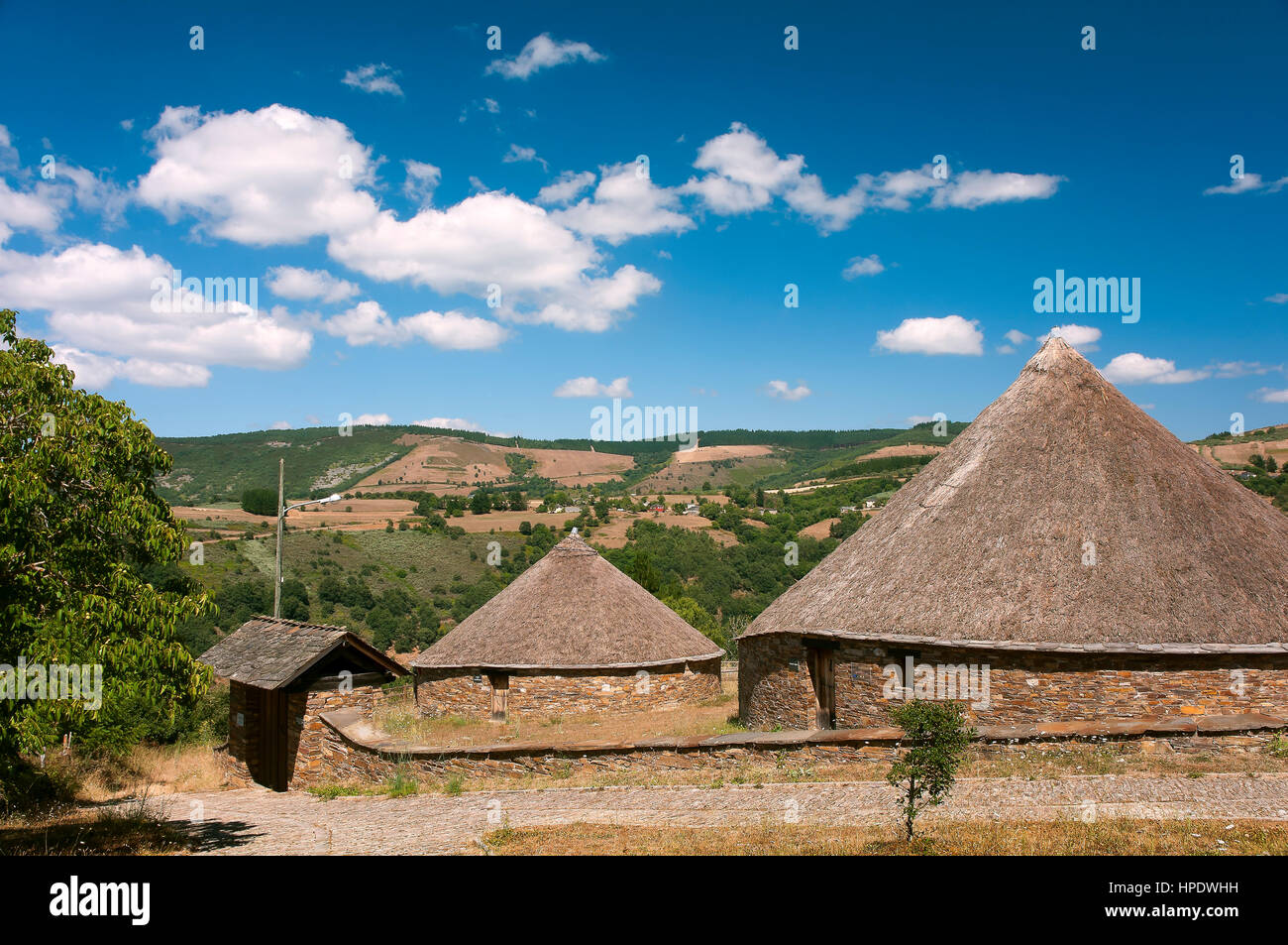 Sierra de Los Ancares Biosphere Reserve-Volkskunde Museum, San Roman-Cervantes, Lugo Provinz, Region Galicien, Spanien, Europa Stockfoto