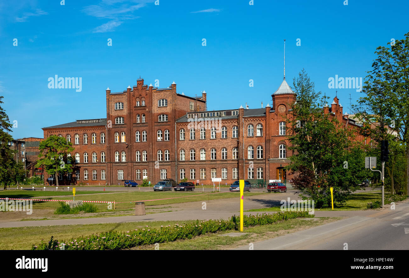 Gdansk Postbahnhof, historischen Ort, Danzig, Danzig, Pomorskie, Pommersche Woiwodschaft, Polen Stockfoto