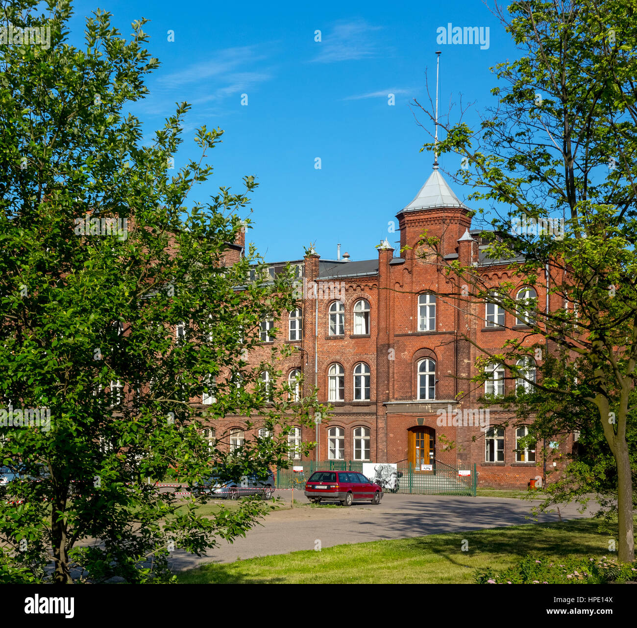 Gdansk Postbahnhof, historischen Ort, Danzig, Danzig, Pomorskie, Pommersche Woiwodschaft, Polen Stockfoto