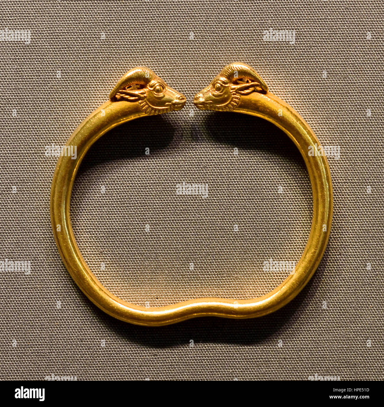 Späten Antikschmuck aus ägyptischen Assiut, Ägypten (Gold, Ring, Armband, Halskette,) 3. bis 6. Jahrhundert n. Chr. Stockfoto