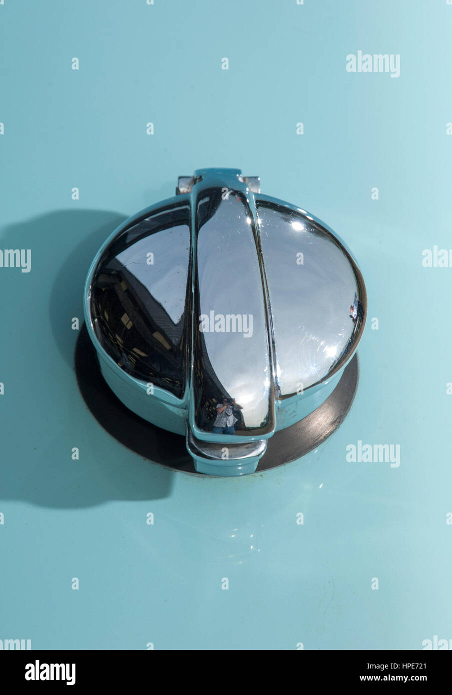 Rennwagen oder Tankdeckel aero Stil auf eine Ginetta G4 Stockfoto