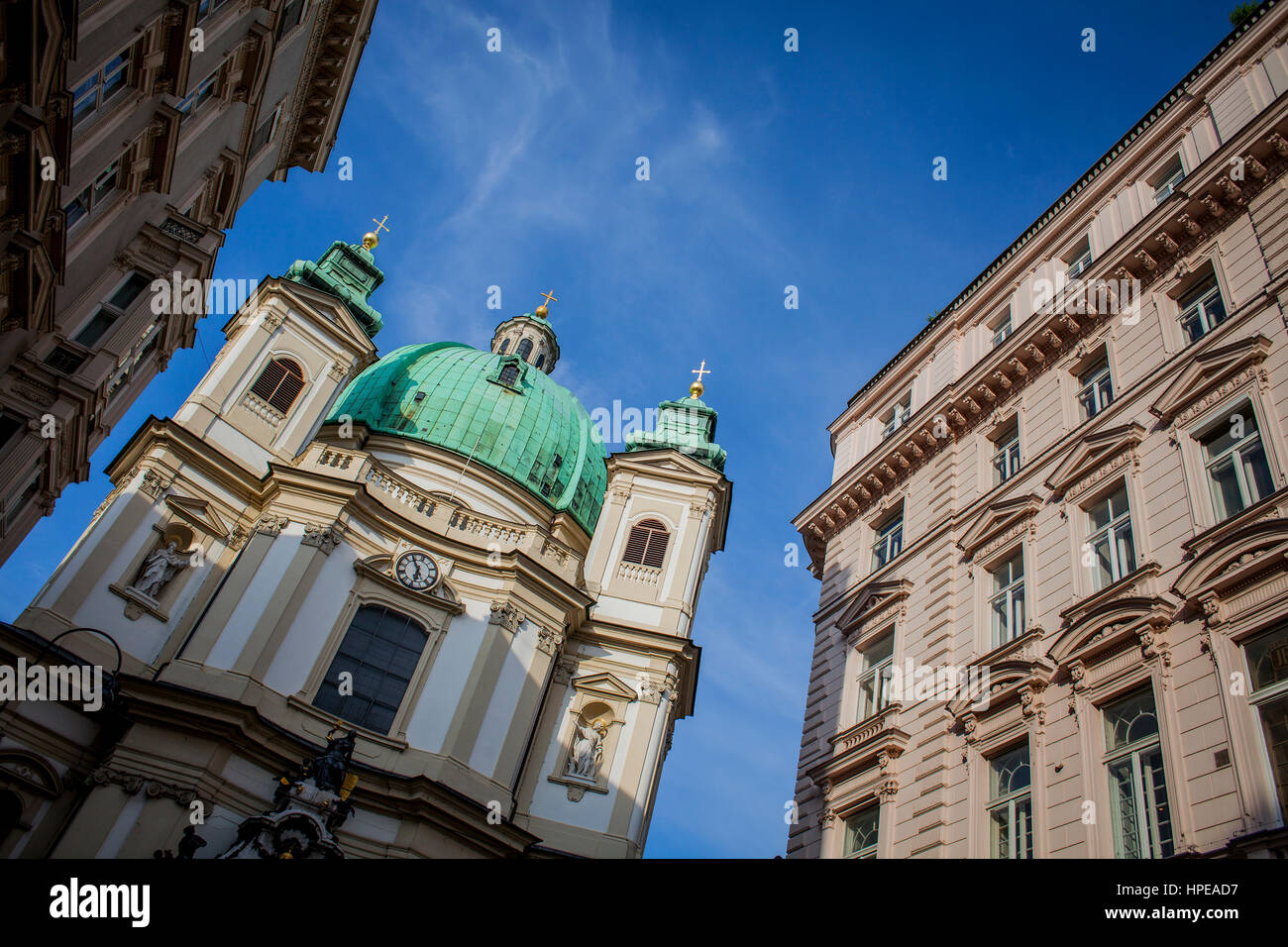 Peterskirche (St.-Peter-Kirche), Wien, Austria, Europe Stockfoto