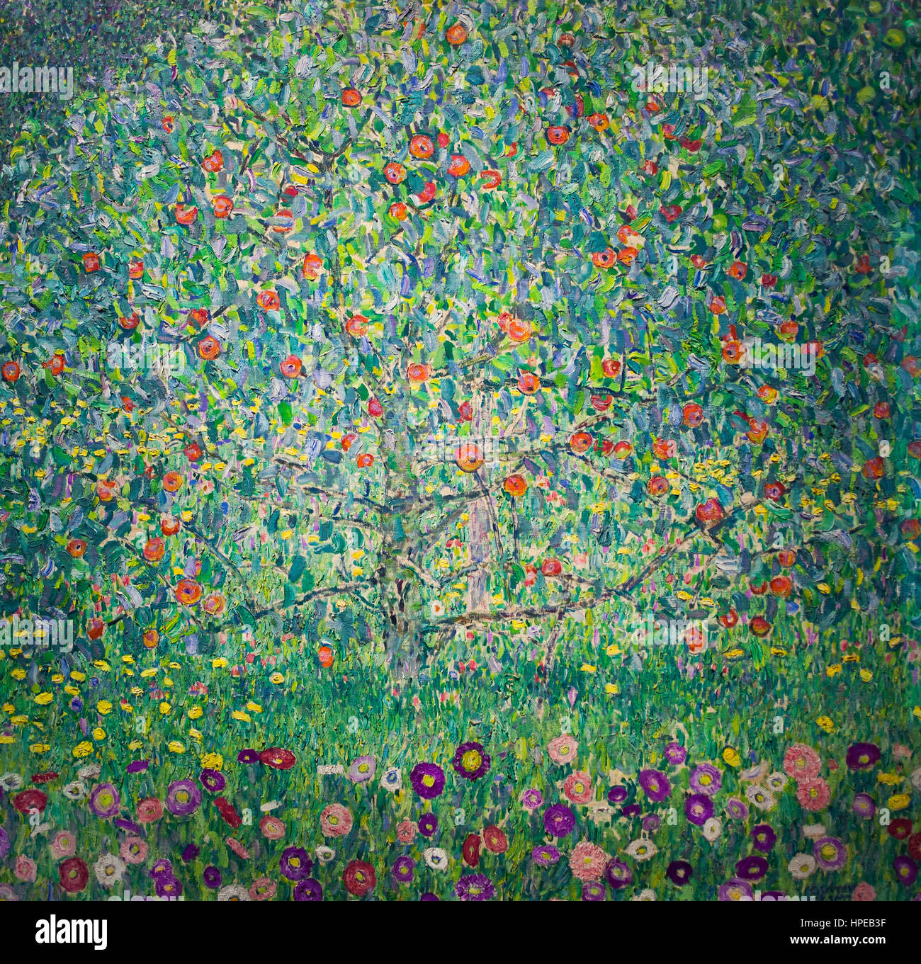 Apple tree ich, Öl auf Leinwand, Gustav Klimt, Leopold Museum, Wien, Österreich, Europa Stockfoto