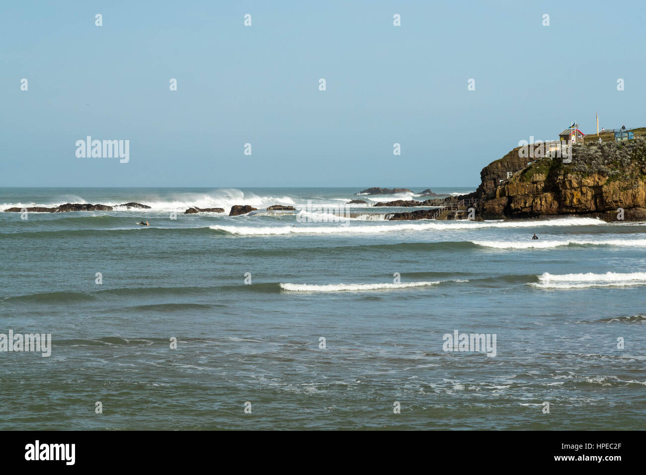 schöne Landschaft, Südwestküste Vereinigtes Königreich Stockfoto