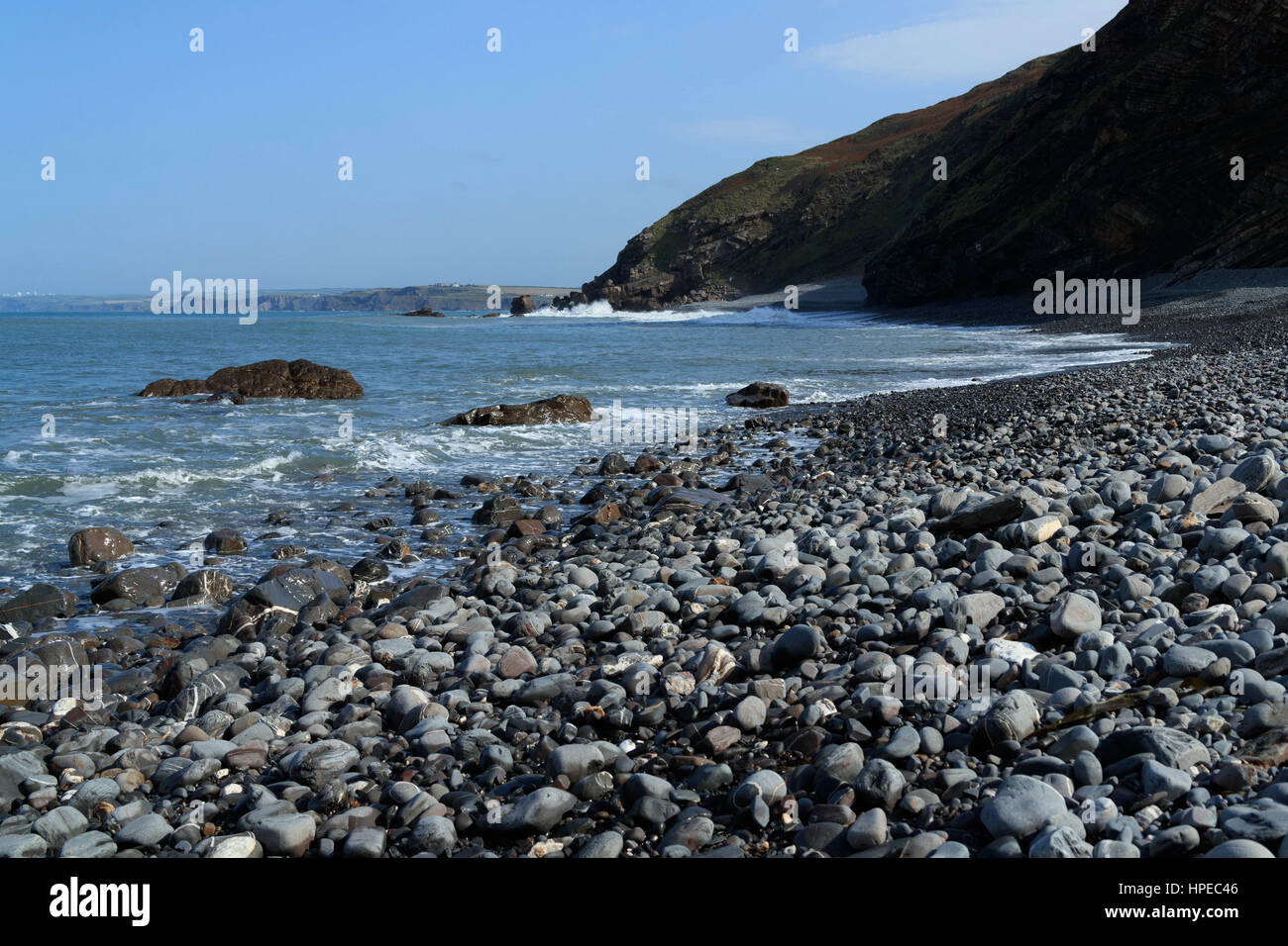 schöne Landschaft, Südwestküste Vereinigtes Königreich Stockfoto