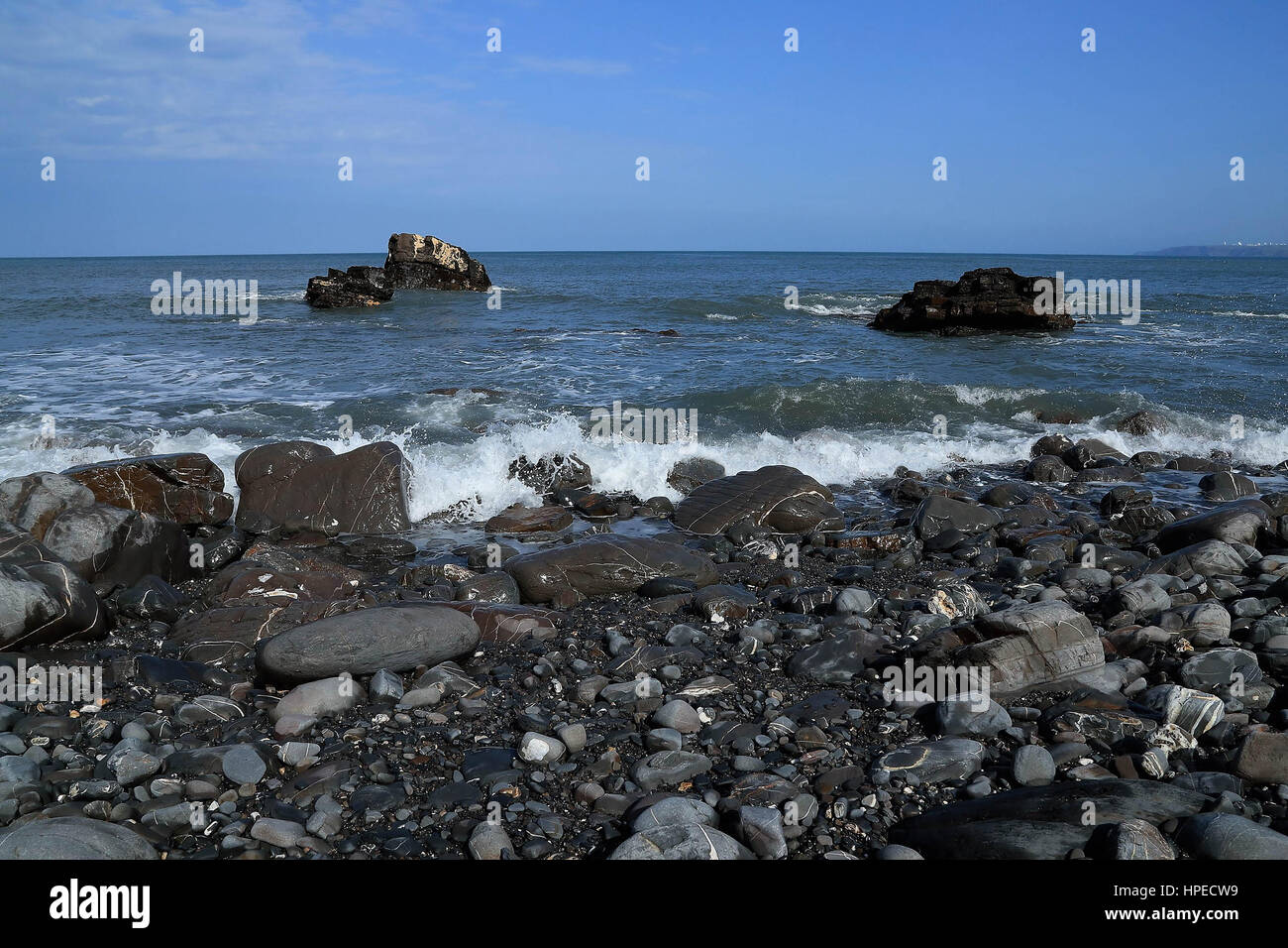 schöne Landschaft, Südwestküste Vereinigtes Königreich Stockfoto