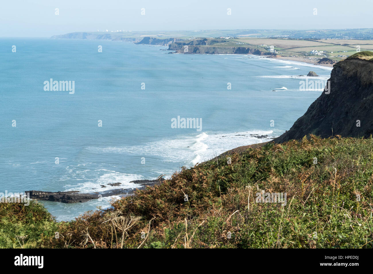 schöne Landschaft, Südwestküste Vereinigtes Königreich Stockfoto