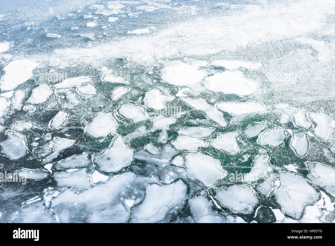 Bodensee im winter Stockfoto