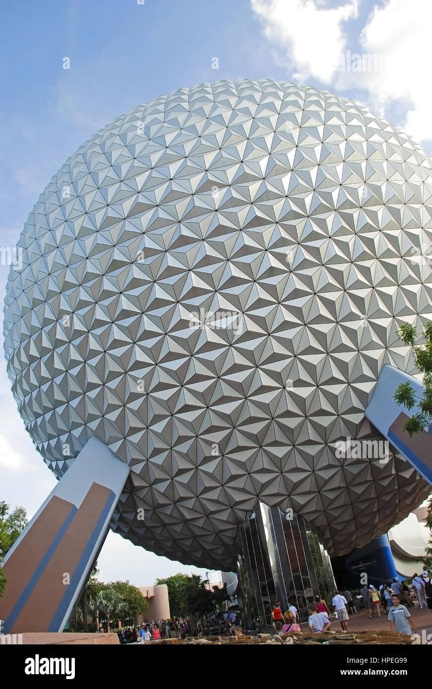 Raumschiff Erde in Epcot, Walt Disney World Resort, Florida - Walt Disney World Resort in Florida Stockfoto