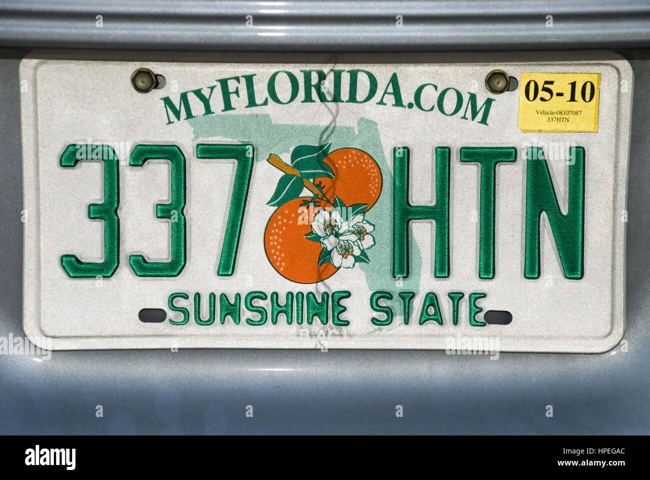 Florida car number plate usa -Fotos und -Bildmaterial in hoher Auflösung –  Alamy