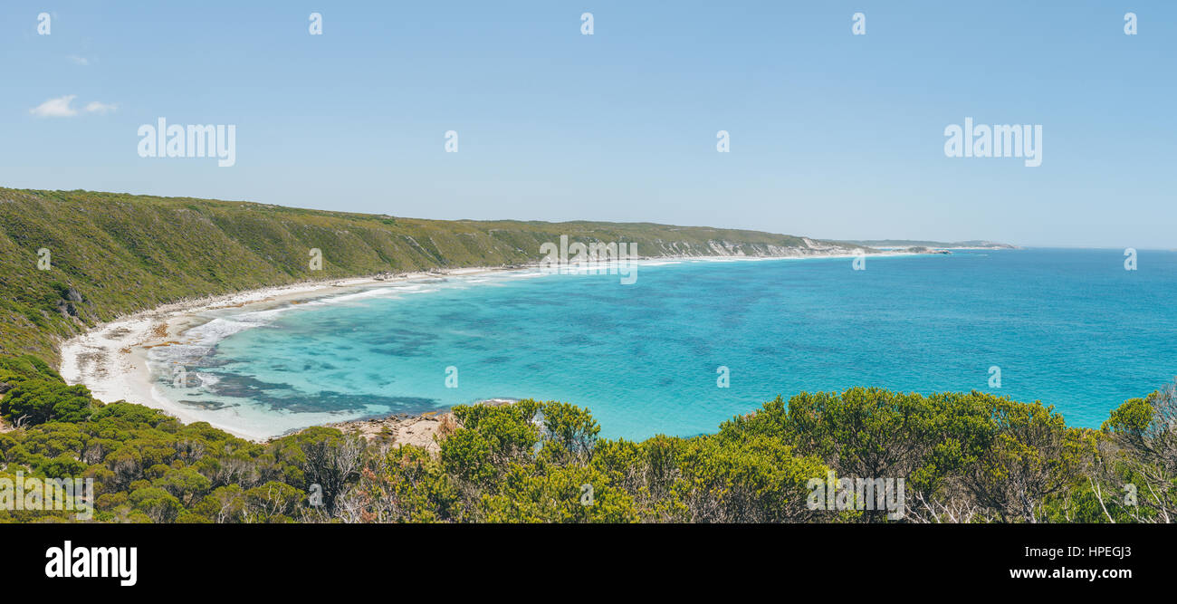 Blick auf Twilight Beach vom Observatorium zeigen in Esperance, Western Australia Stockfoto