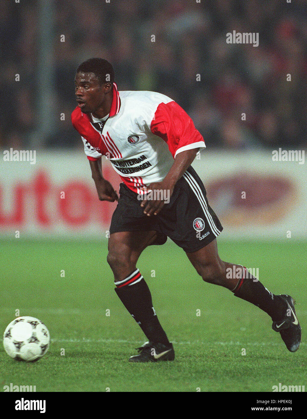 GEORGE BOATENG FEYENOORD FC 12. November 1997 Stockfoto