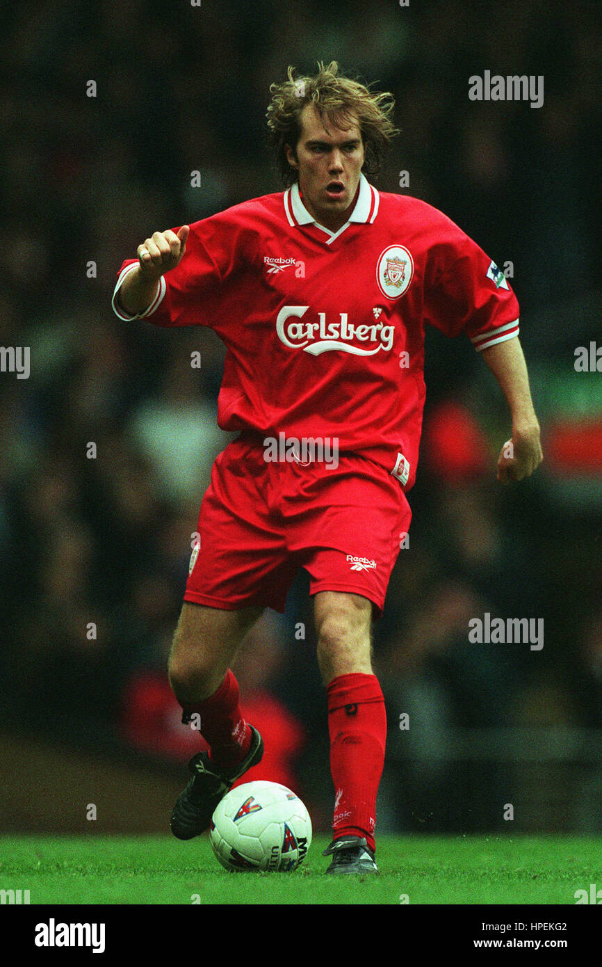 JASON MCATEER FC LIVERPOOL 8. Dezember 1997 Stockfoto