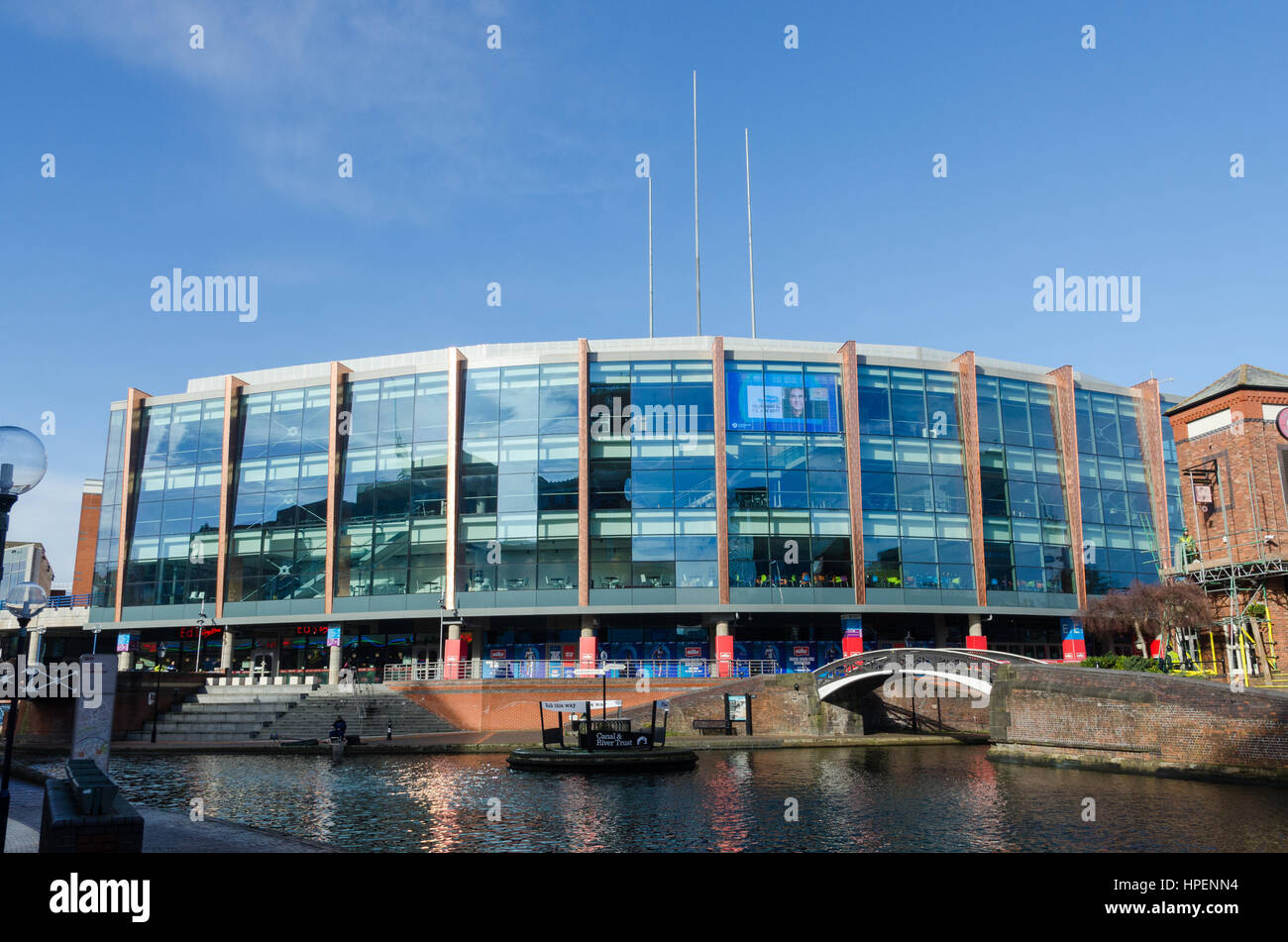 Der Barclaycard Arena in Birmingham, ehemals der National Indoor Arena oder NIA Stockfoto