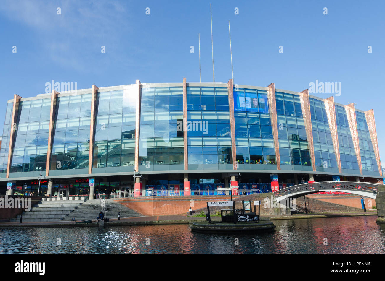 Der Barclaycard Arena in Birmingham, ehemals der National Indoor Arena oder NIA Stockfoto