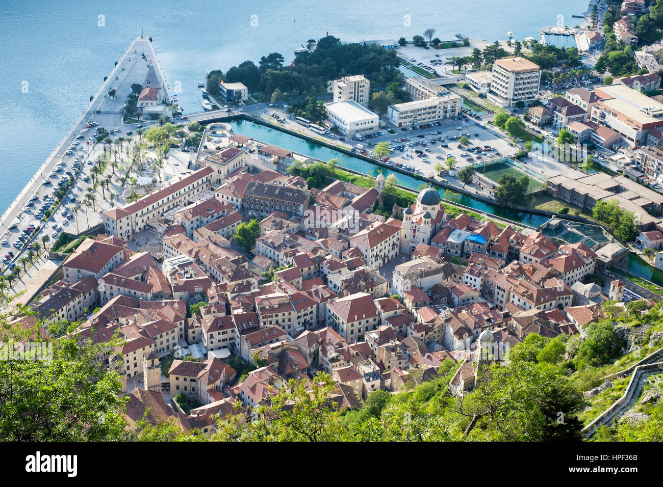 Das UNESCO-Weltkulturerbe Kotor, Montenegro Stockfoto