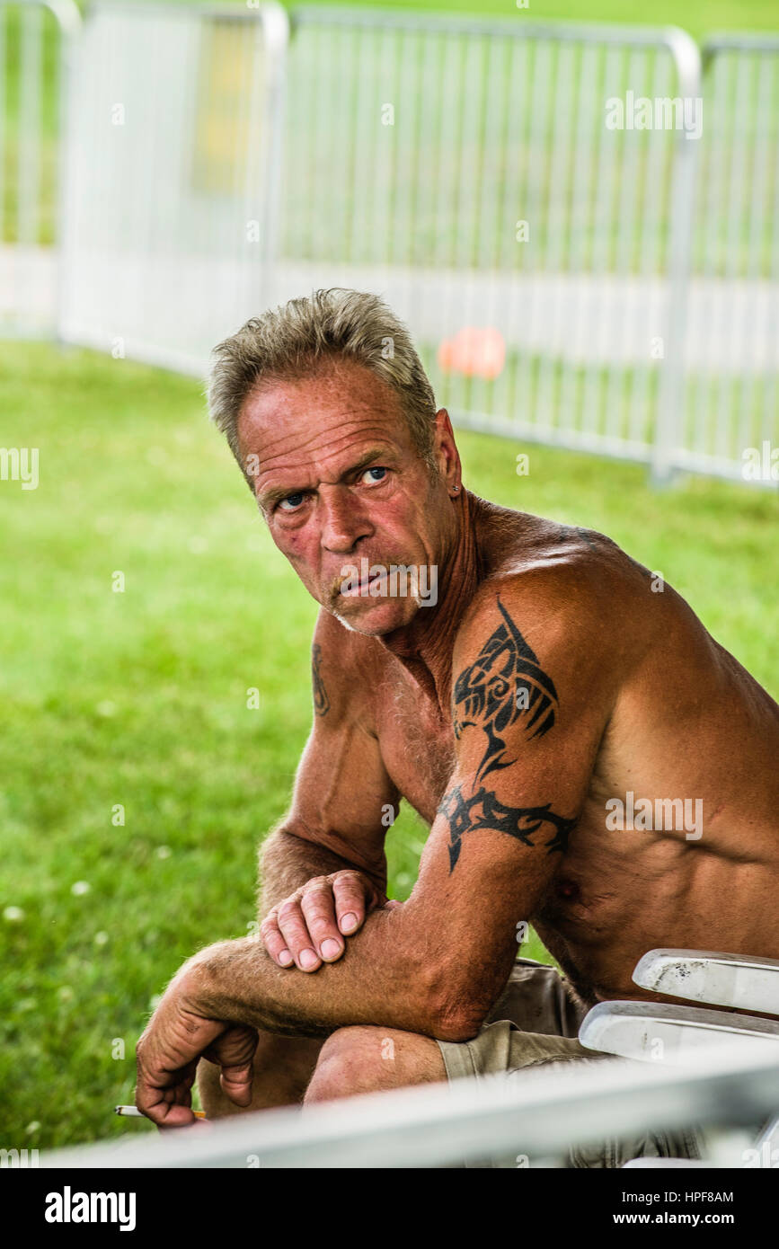 Cole Brothers Circus.  Letzte Saison vor dem schließen... Stockfoto