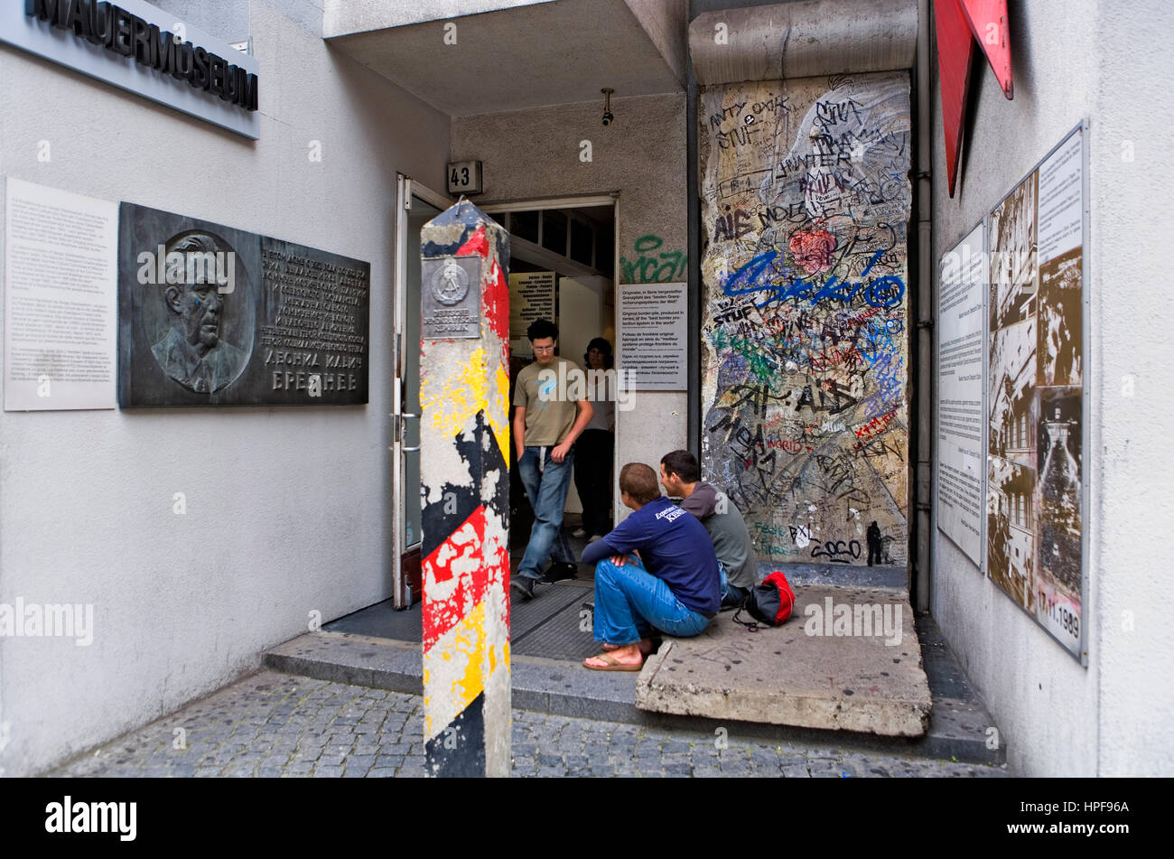 Mauermuseum. Checkpoint Charlie.Berlin. Deutschland Stockfoto