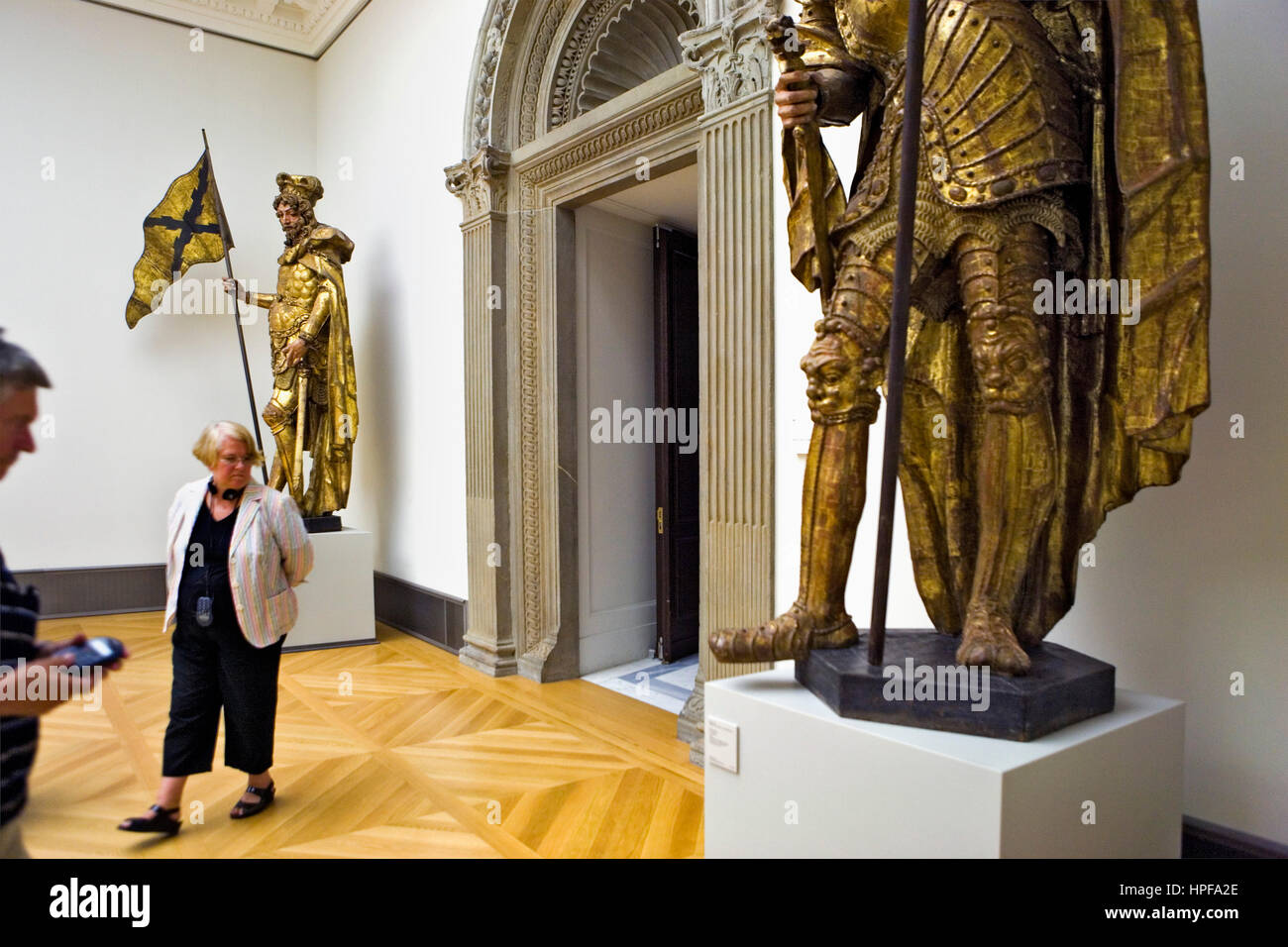 Museum Island.Bode Museum.sculptures von Martin Zürn. XVII. Berlin. Deutschland Stockfoto