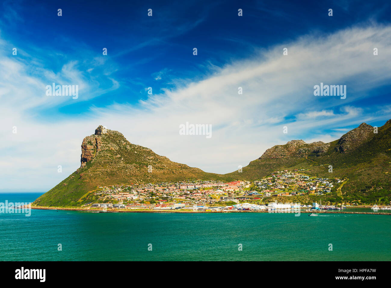 Sentinel Peak in Hout Bay in der Nähe von Cape Town, Südafrika Stockfoto