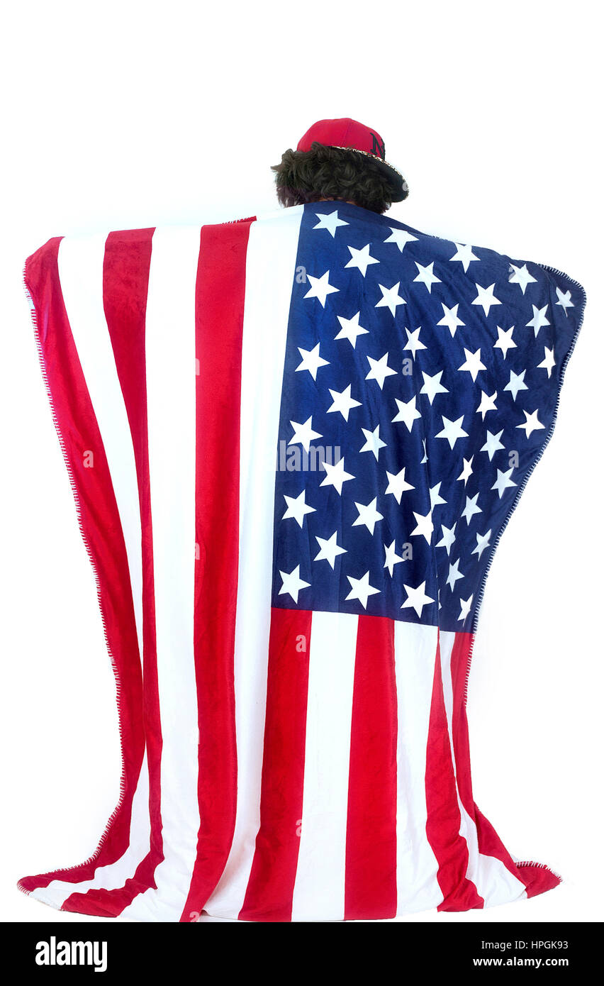 Amerikanische Flagge Stockfoto