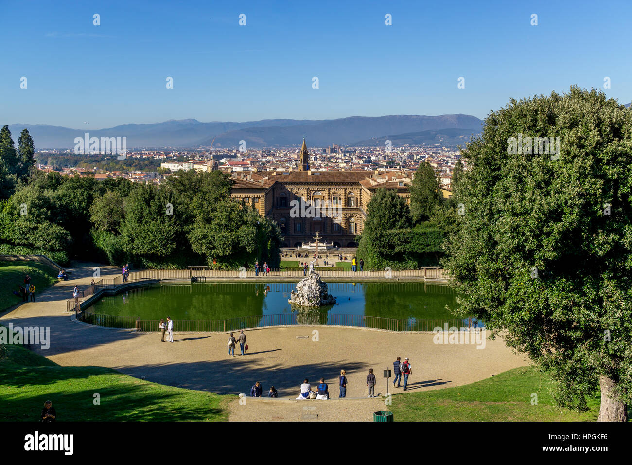 Die Boboli-Gärten, Florenz, Toskana, Italien Stockfoto