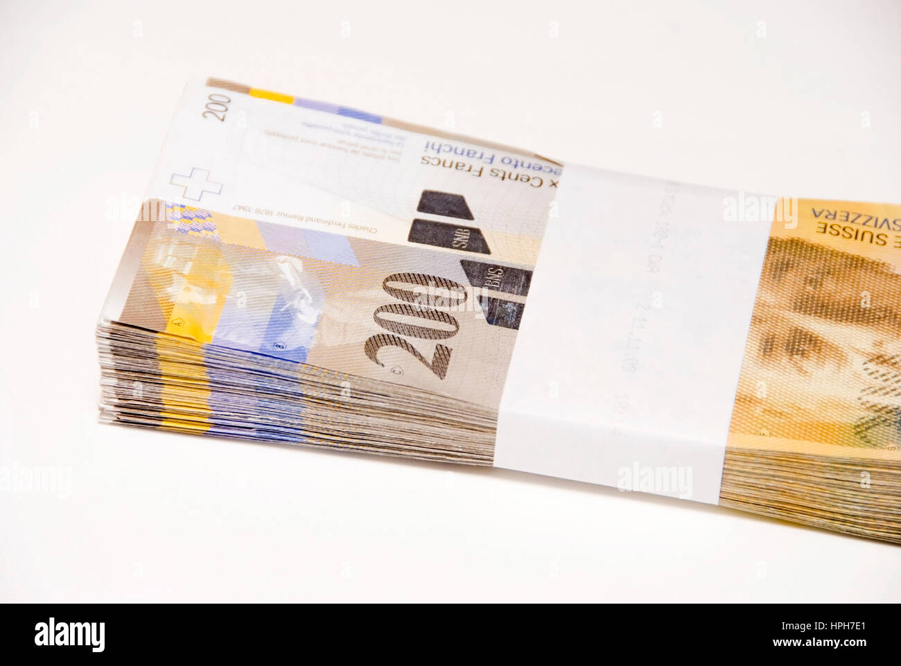 Schweizer Franken Franken Stockfotografie Alamy