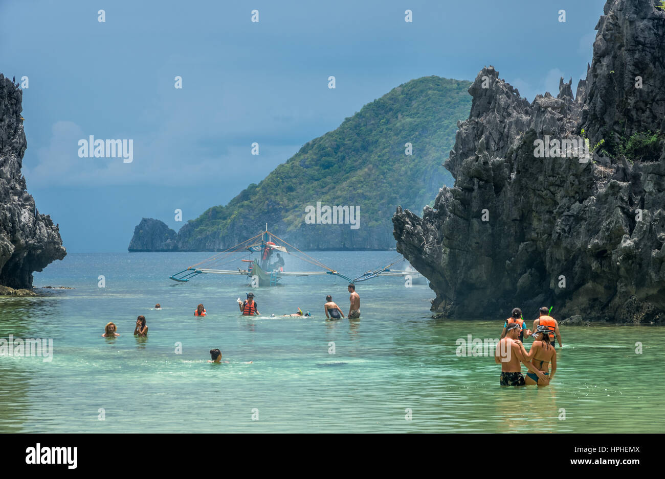 Hidden Beach Stockfoto