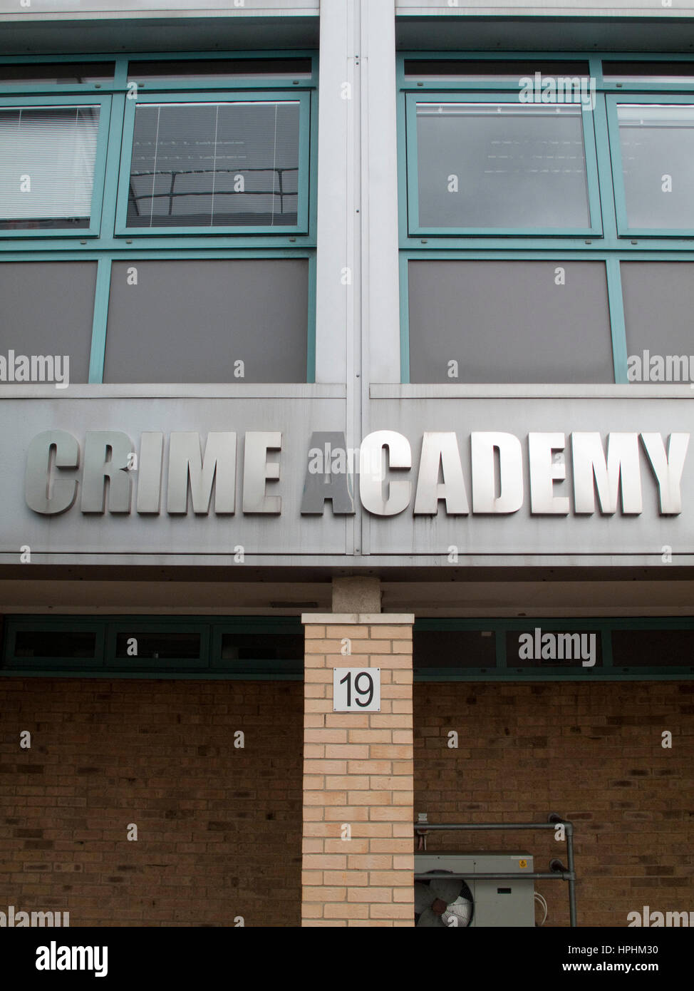 Crime Academy in Hendon Polizeiakademie in Nord-London Stockfoto