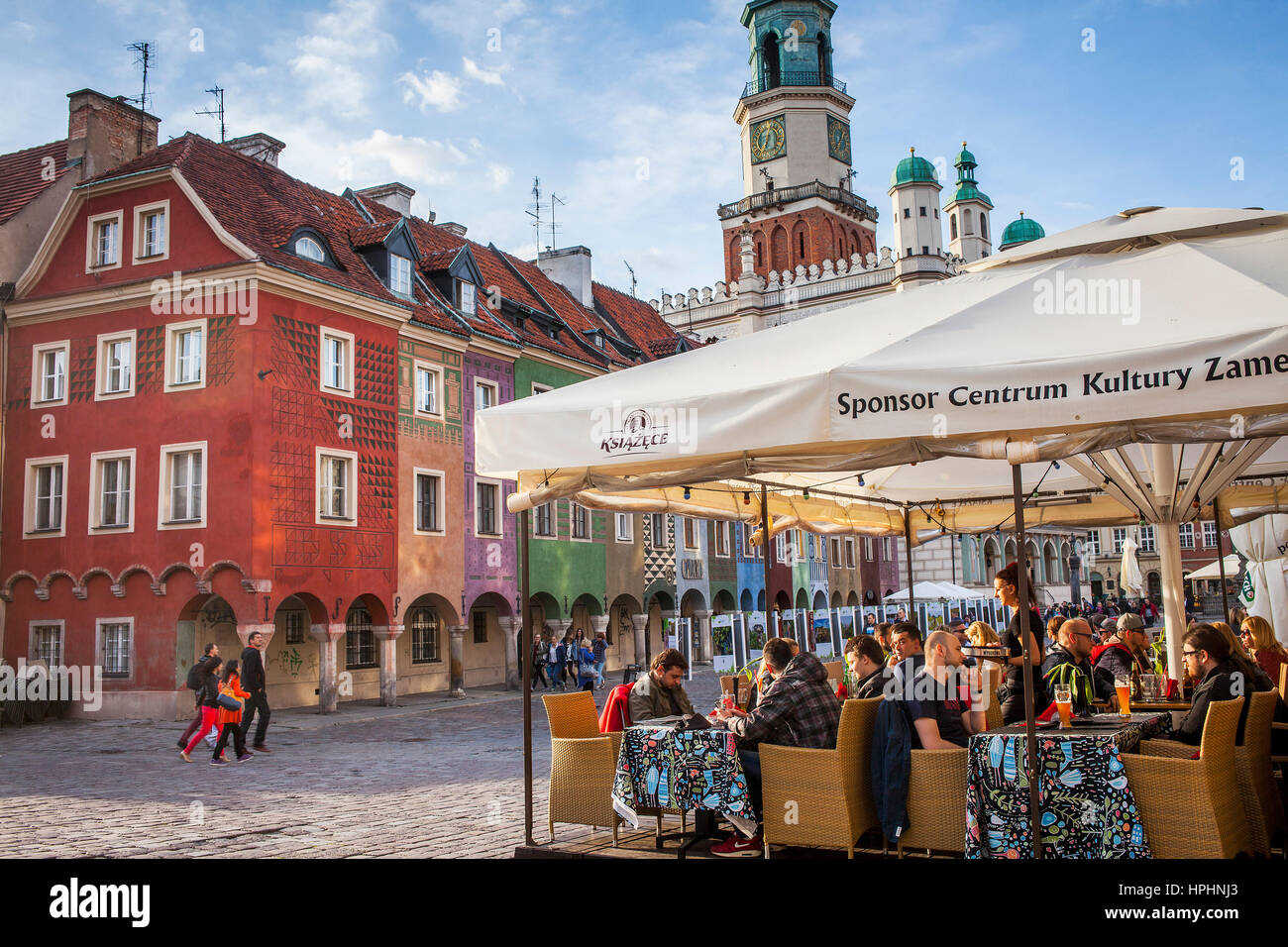 Altmarkt, Poznan, Polen. Stockfoto