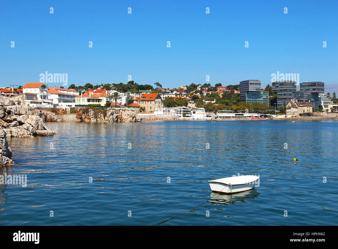 Cascais - beliebtes Reiseziel in der Nähe von Lissabon, Portugal Stockfoto