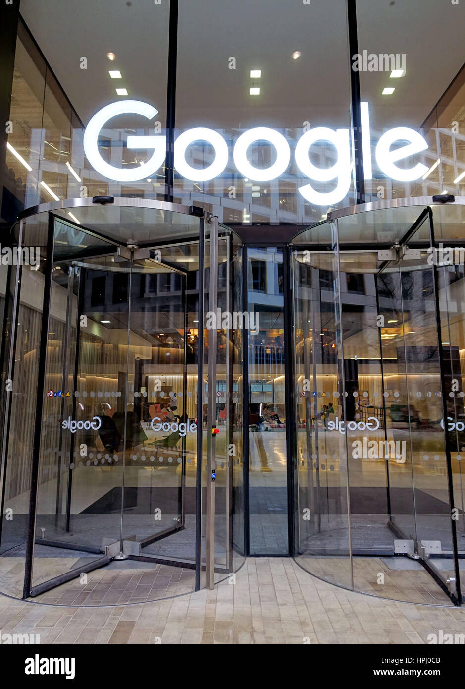 Google Buros In Kings Cross London Stockfoto Bild