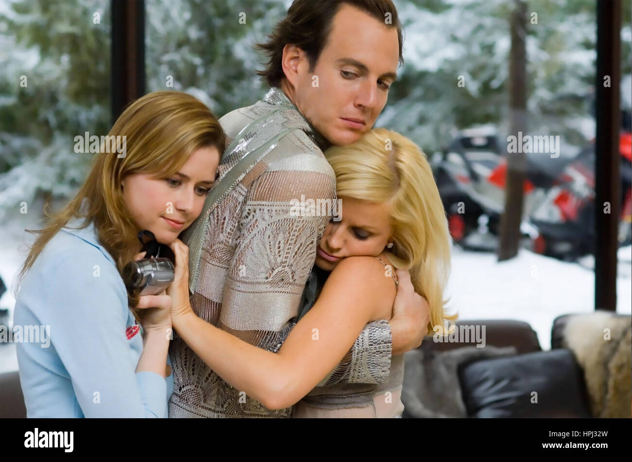 BLADES OF GLORY 2007 DreamWorks Film mit von links: Jenna Fischer, Will Arnett, Amy Poehler Stockfoto