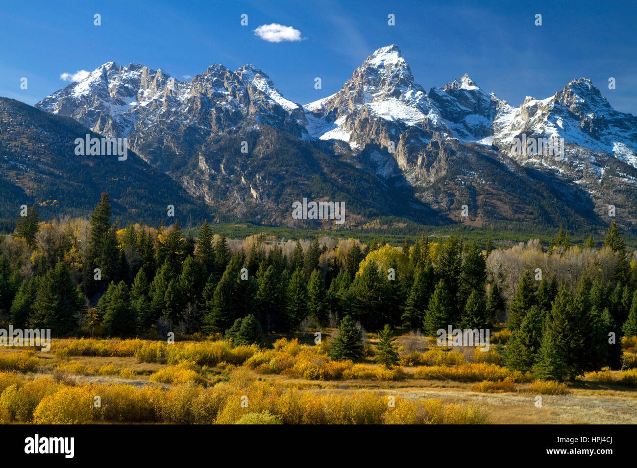 Teton-Nationalpark, Wyoming, USA. Stockfoto