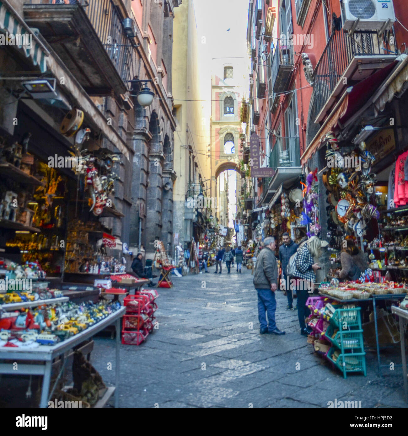 Neapel, Italien streetview Stockfoto