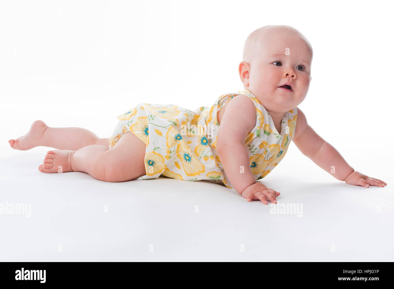 Modell veröffentlicht, baby 10 Monate- Stockfoto