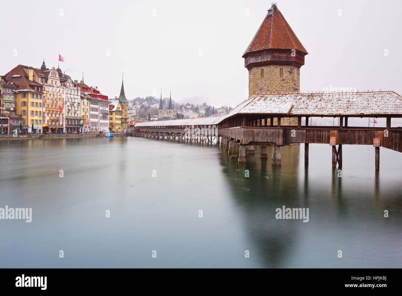 Eine ikonische Blick auf Luzern Stockfoto