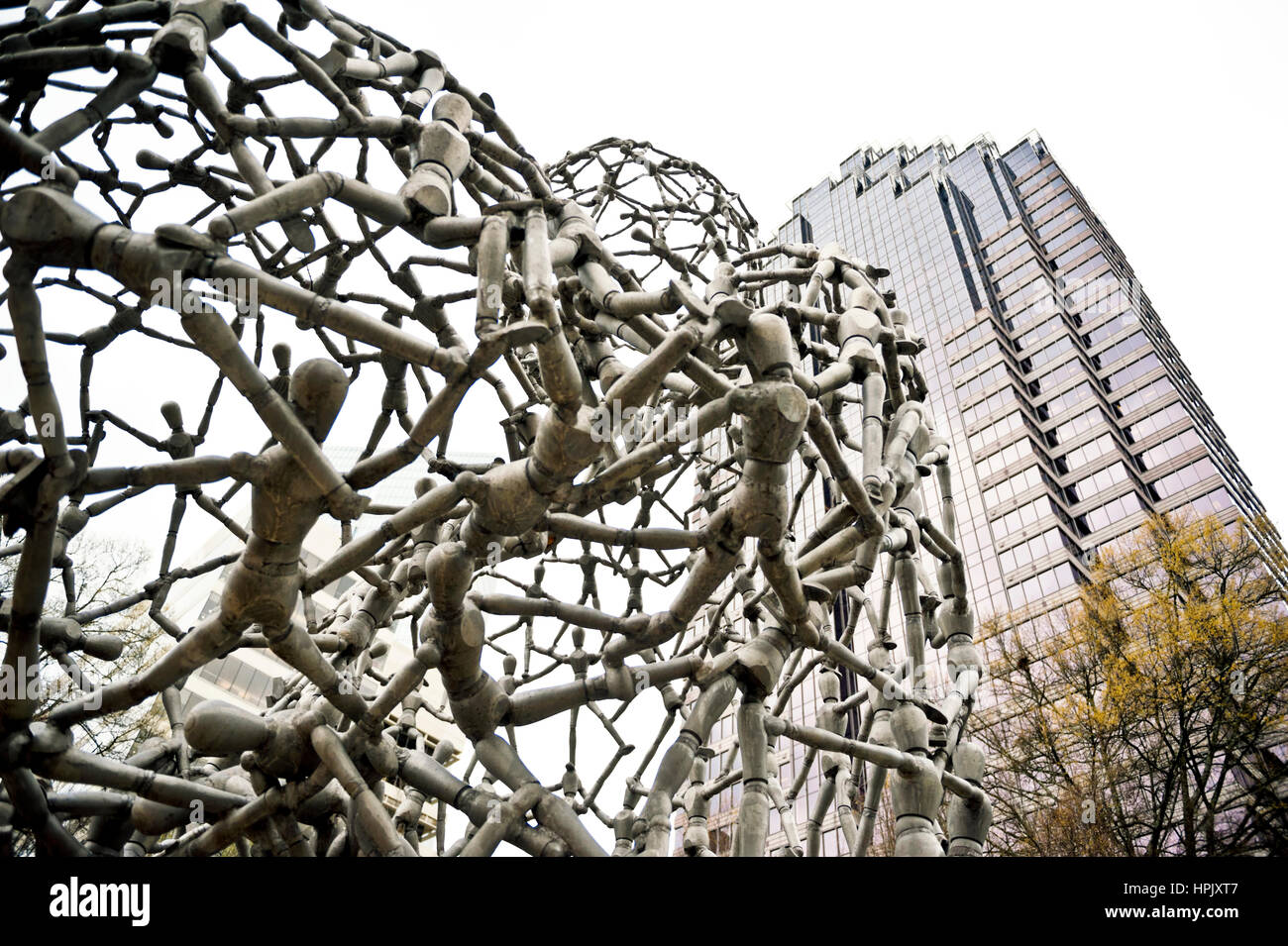 Einer Kunst-Installation auf dem Gelände der Waldmeister Art Center in Atlanta Georgia. Stockfoto