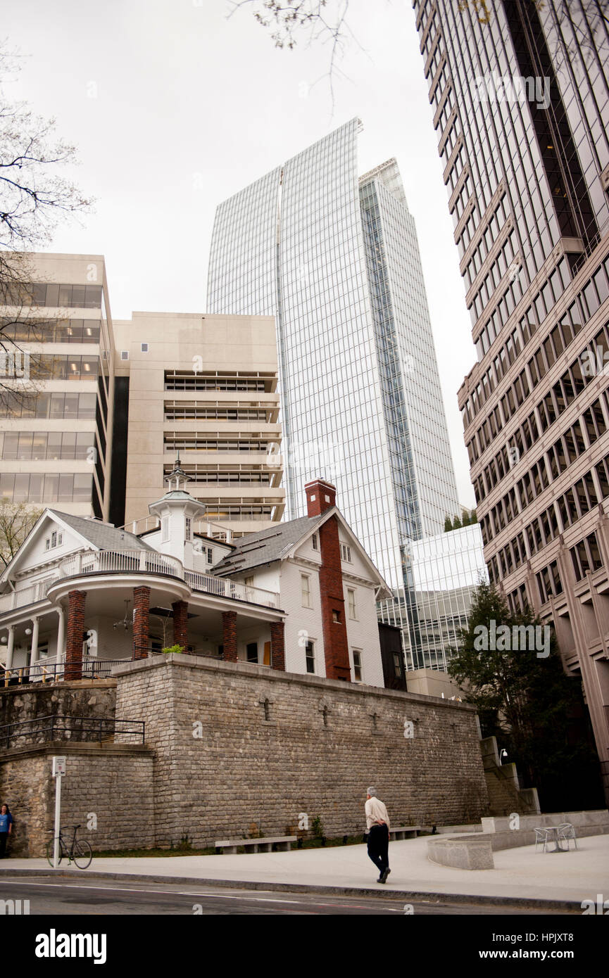 Atlanta Georgia, Werbung, Büro, Gebäude, Bürogebäude, Stockfoto