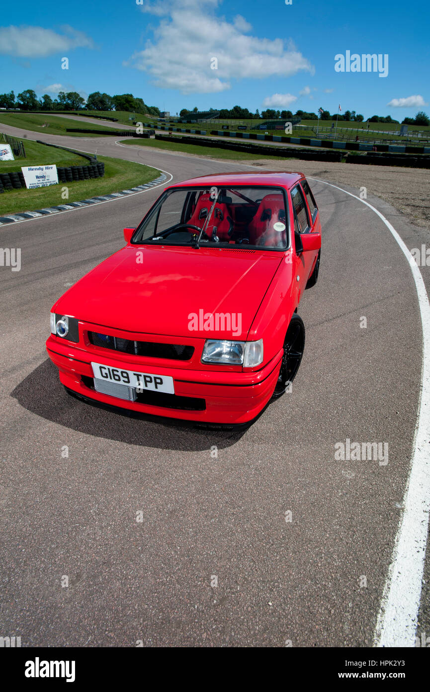 Modifizierte 1989 Vauxhall Nova Stockfoto