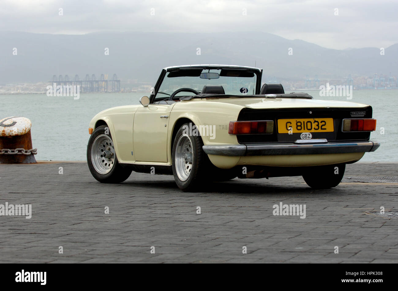 Triumph Tr 6 britische Sportwagen Stockfoto