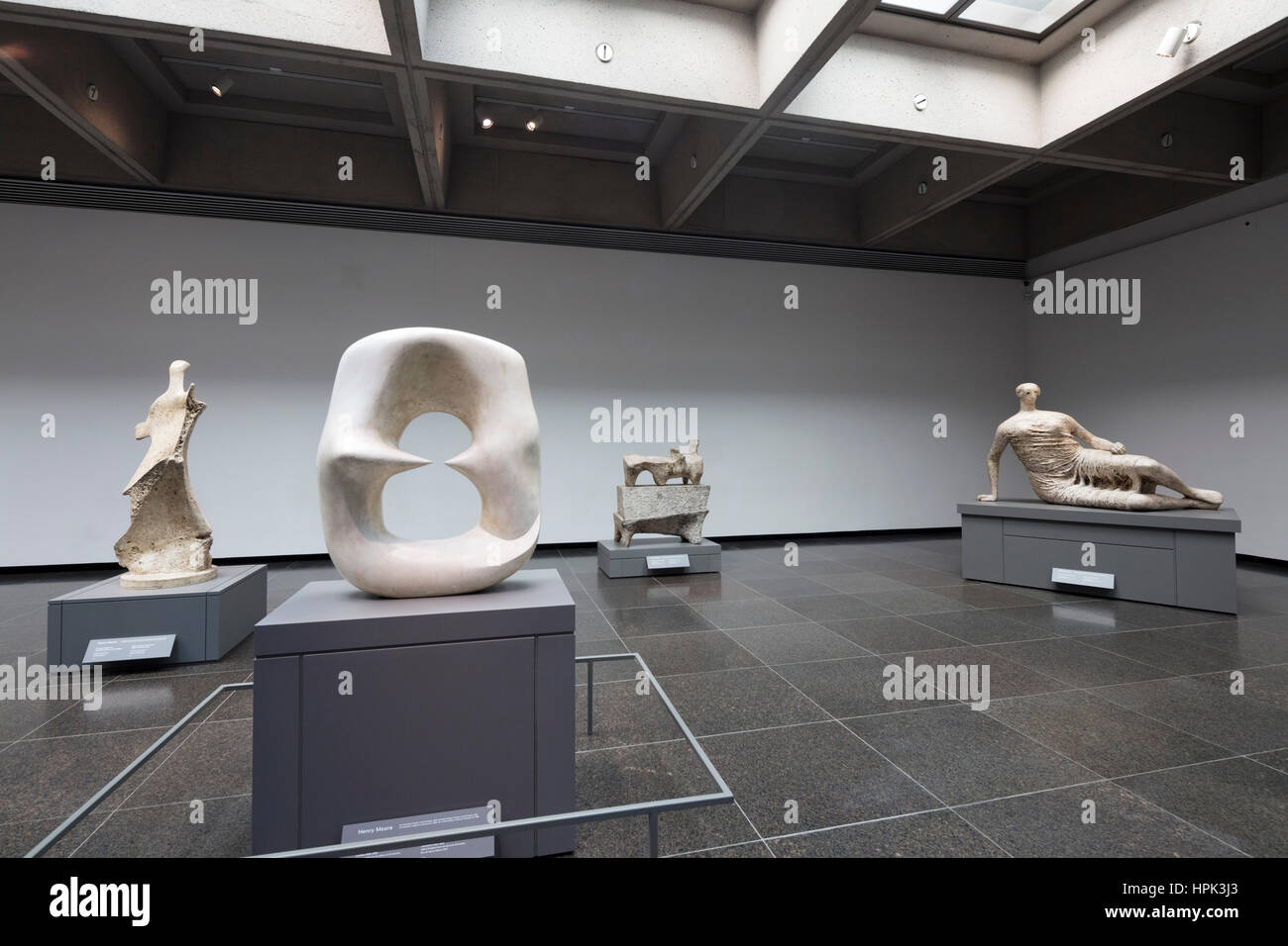Zimmer von Henry Moore Skulpturen, Art Gallery of Ontario, Toronto, Kanada Stockfoto