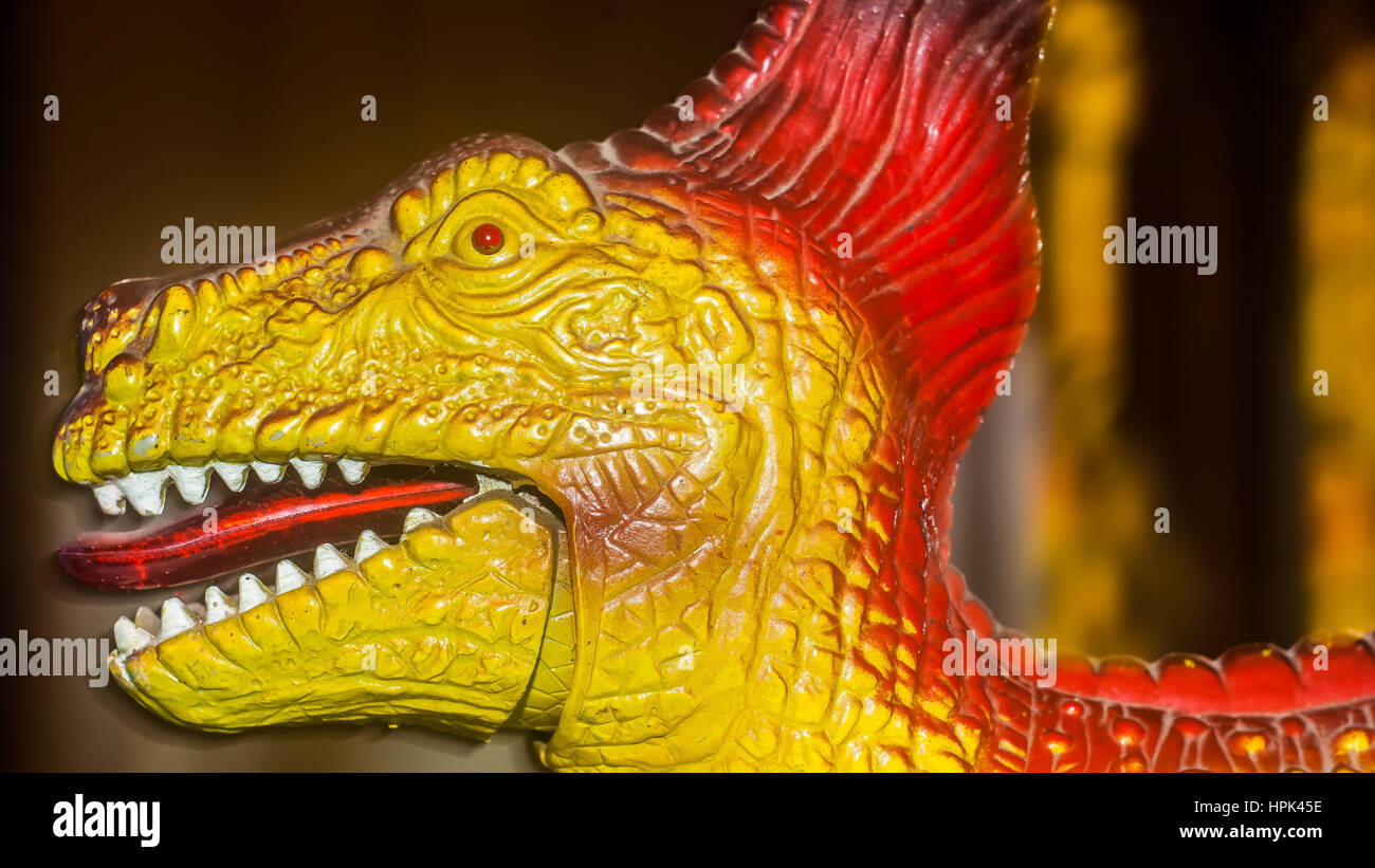 Spielzeug Dinosaurier farbenfrohes design Stockfoto